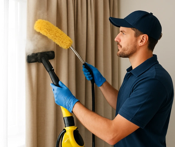 Emergency same-day curtain stain removal beerwah Matty Curtain Cleaning