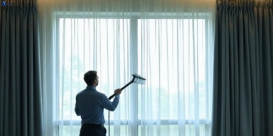 Commercial curtain stain removal service beerwah hotels offices restaurants
